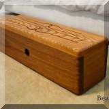 M06. Medium wooden tongue drum. 7”h x 24”w x 5”d - $76 